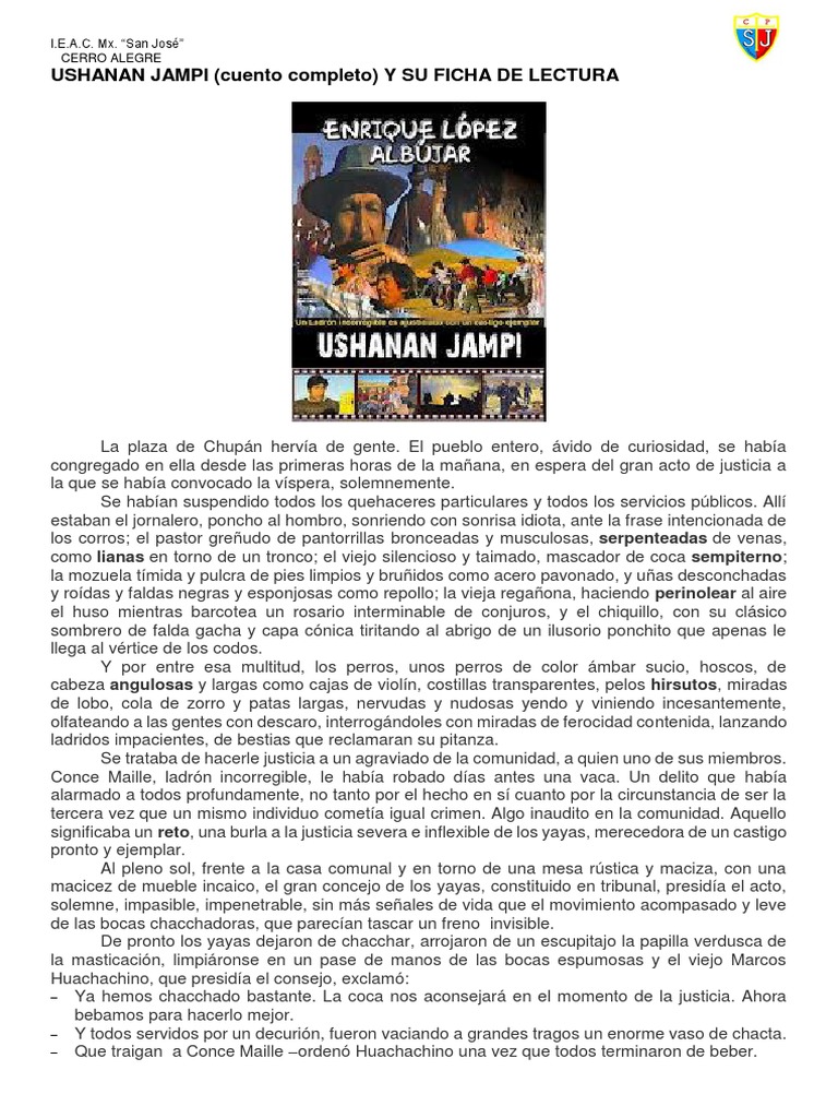 Ushanán Jampi: Resumen y Análisis | PDF | Naturaleza