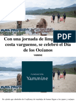 Yammine - Con Una Jornada de Limpieza en La Costa Varguense, Se Celebró El Día de Los Océanos