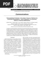 Chemoselective Protection of the Amino Groups of Chitosan By