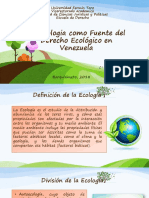 La Ecologia Como Fuente Del Derecho