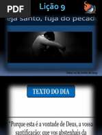 Seja Santo Fuja Do Pecado