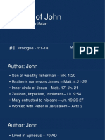 Gospel of John: Jesus The God/Man