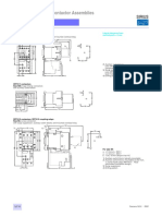 Contactors and Contactor Assemblies Dimension Drawings