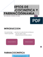 Conceptos de Farmacocinetica y Farmacodinamia