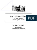 The Children's Hour Study Guide