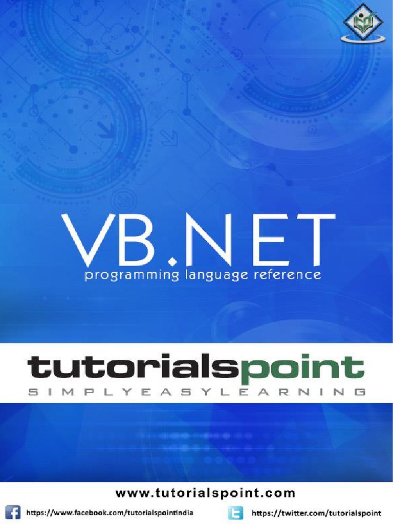 Tutorial PDF | PDF | Visual Basic .Net | Method (Computer Programming)