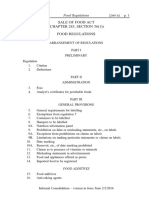Food Regulations PDF