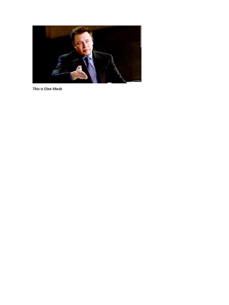 Musk | PDF