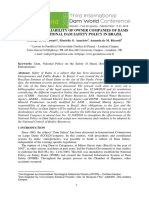 Study On The Liability of Owner Companies of Dams and The National Dam Safety Policy in Brazil