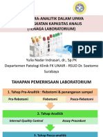 OPTIMIZING PRE-ANALYTIC CAPACITY