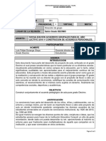 Acuerdos educativos grado 10 Institución Caracoli San Luis