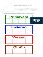 Guía de Estudio Estaciones Del Año