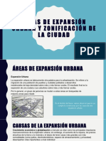 Áreas de Expansión Urbana y Zonificación de La