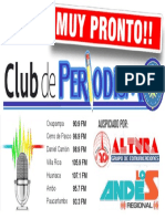 Afiche Club de Periodismo