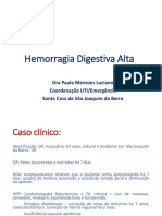 _Hemorragia Digestiva Alta - Dra Paula Menezes Luciano