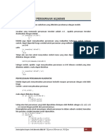 Materi 14 Penyelesaian Persamaan Aljabar PDF
