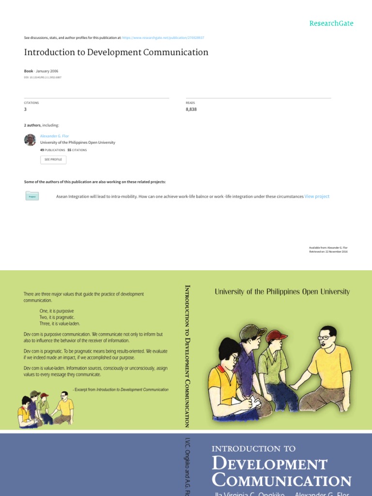 Understanding Development Communication | PDF | Economic Development ...