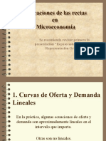 Aplicacion de La Ecuacion de La Recta Microeconomia (1) .PPSX