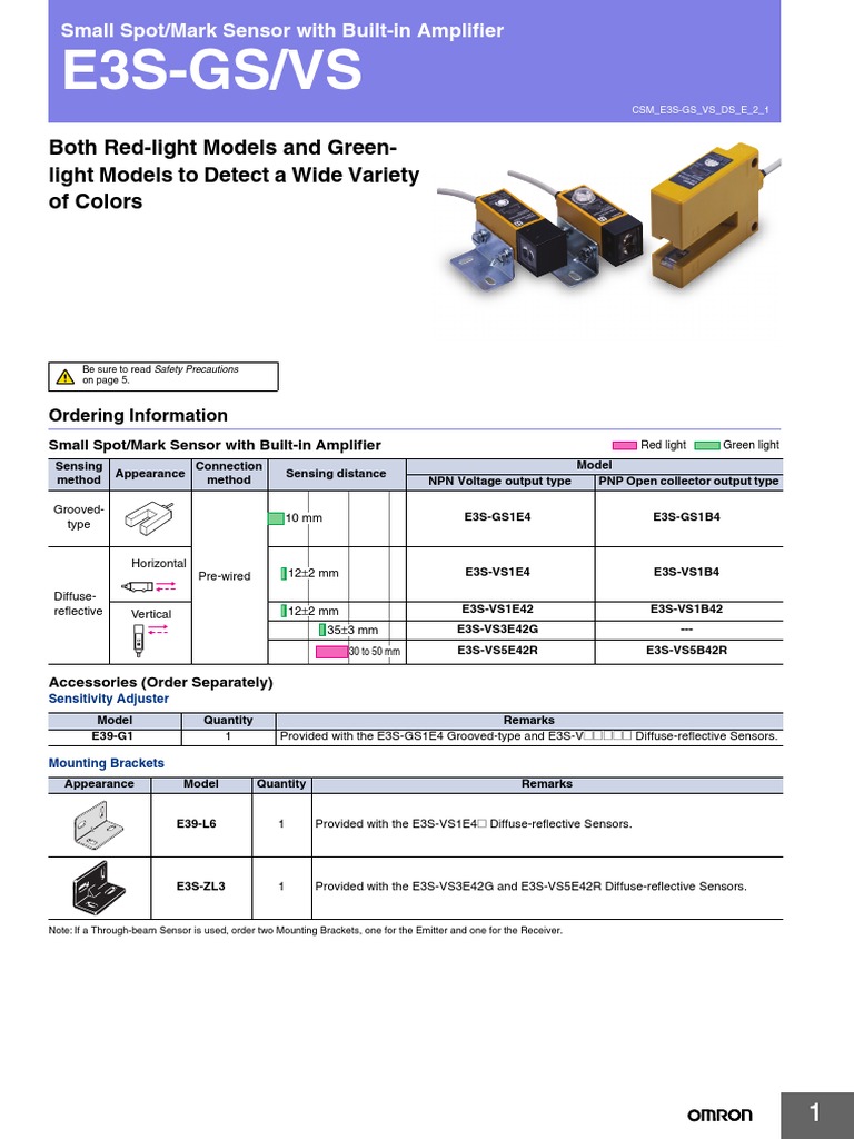 E3s-Gs Vs Ds csm1300 PDF | PDF | Bipolar Junction Transistor | Relay