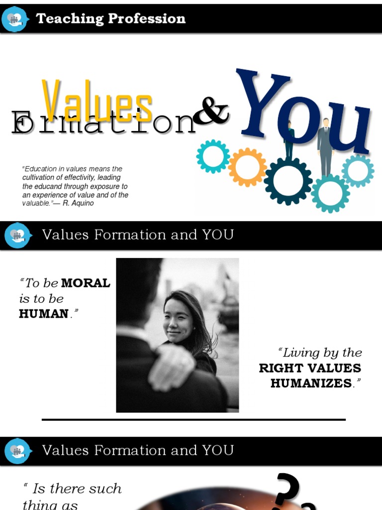 Dimensions of Values Formation in Teaching | PDF | Value (Ethics ...