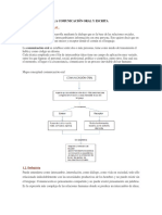 La Comunicación Oral y Escrita