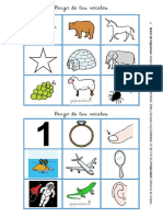 Bingo de Las Vocales PDF