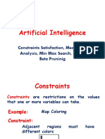 AI Unit 2 - Constarint Sattisfaction, Means End Analysis, Adversial Search