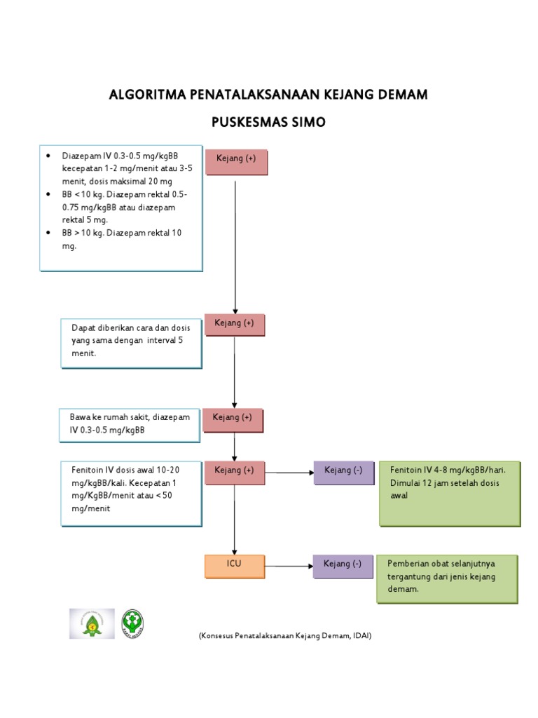 119911936 Algoritma Kejang  Demam Penatalaksanaan  Dan 119911936 Algoritma Kejang  Demam Penatalaksanaan  Dan
