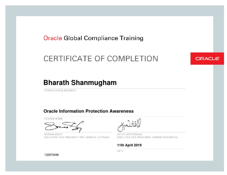 Oracle Info Protection Guide | PDF | Computers