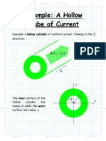 Example A Hollow Tube of Current