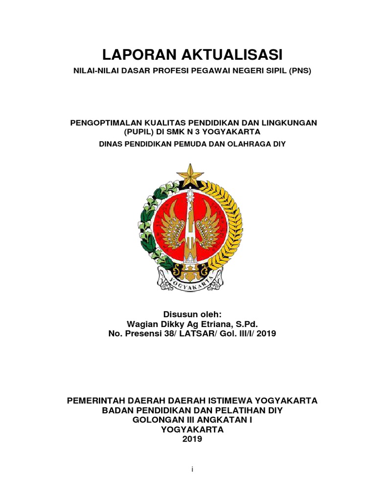 Laporan Aktualisasi Cpns