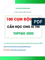 100 Cum Dong Tu Tieng Anh Can Hoc Cho Ky Thi Thpt Quoc Gia