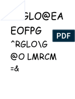 Rglo@Ea Eofpg: Rglo/G @O LMRCM