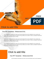 American Football Game PowerPoint Templates Widescreen