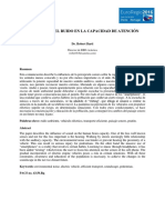 Influencia Del Ruido en La Capacidad de Atención: Dr. Robert Barti