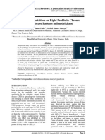 DR Sanjay Impact of Malnutrition On Lipid Profile in Chronickidneydisease PDF