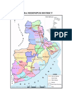 Medinipur District Map 