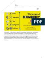 Types of Dehumidifier #Dehumidifier #DehumidifierinUAE #DehumidifierPrice