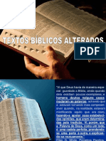 Textos Alterados Biblia