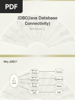 JDBC (Java Database Connectivity) : Minshuo LI