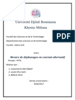 Université Djilali Bounàama TP 2