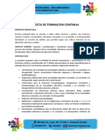 Propuestas de 5 Talleres de Formacion Continua