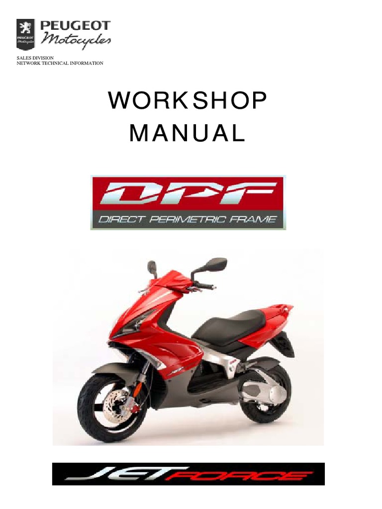 Peugeot JetForce 50 125 Workshop Service Repair Manual | PDF