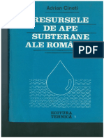 ADRIAN CINETTI-Resursele de Apa A Romaniei PDF