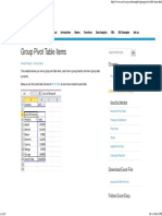 Group Pivot Table Items in Excel - Easy Excel Tutorial