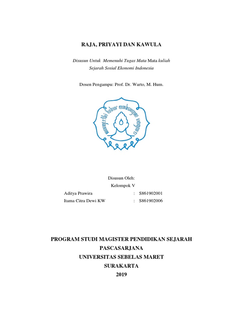 Raja Priyayi Kawula PDF