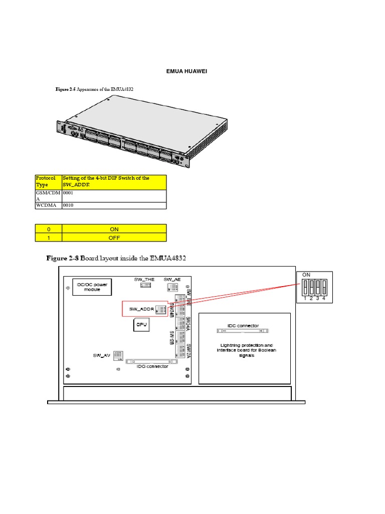 EMUA Connection PDF | PDF | Relay | Equipment