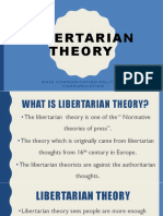 Libertarian Theory: Mass Communication Political Communication