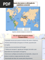 A disputa dos mares e a afirmação do capitalismo comercial