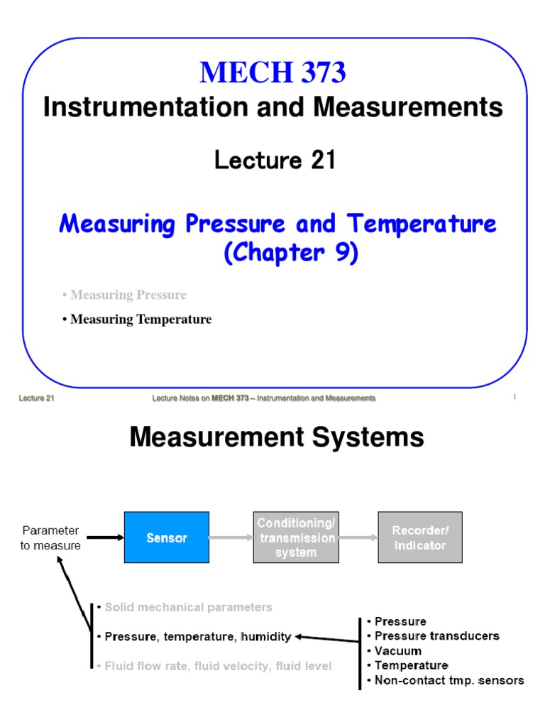 L21 Temperature | PDF | Thermocouple | Electricity